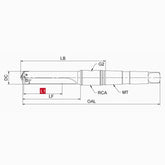 SGS-*-MM Taper Shank Spiral Fluted Spade Drill Tool - Big-tools Industrial Supply Tools for Metal Cutting